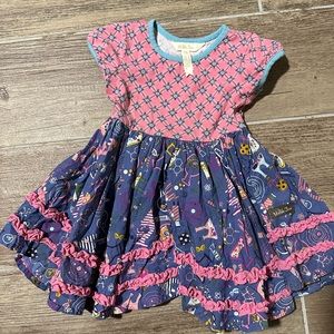 Girls 2T Matilda Jane Dress Hypothesis Twirl